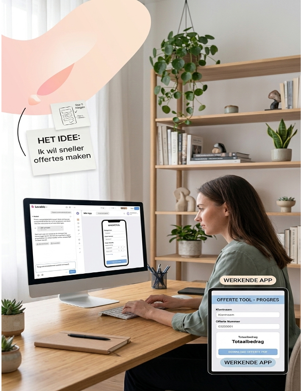 Vibecoden met lovable goed